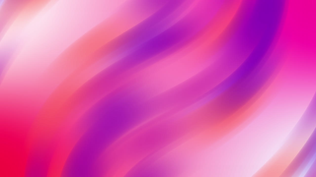 animación de formas en movimiento sobre fondo rosa