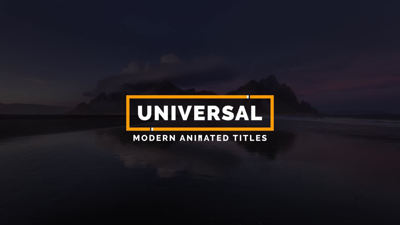 Modern & Creative Animated Typography Video Titles