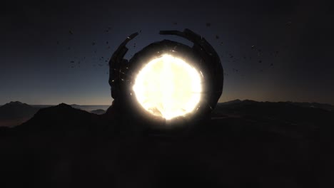 mystic stargate awakens at sunset