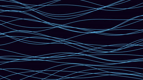 Elegant blue wave pattern on black background for websites and designs