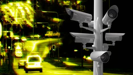 Surveillance-cameras-in-a-highway