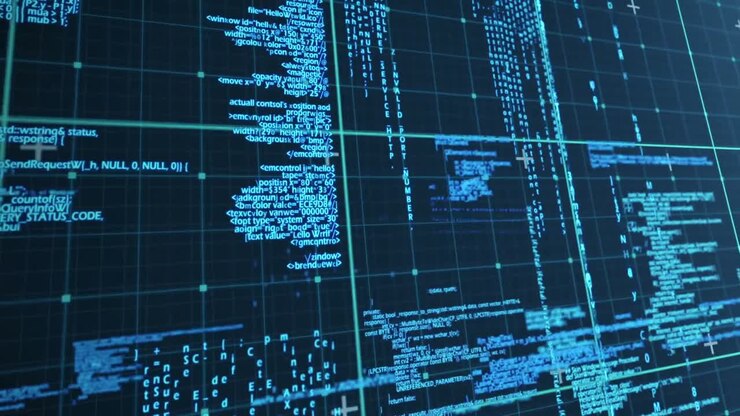 Digital animation of matrix