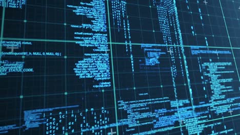 animación digital de la matriz