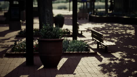 empty-public-park-during-curfew-cause-of-Corona-Virus-quarantine