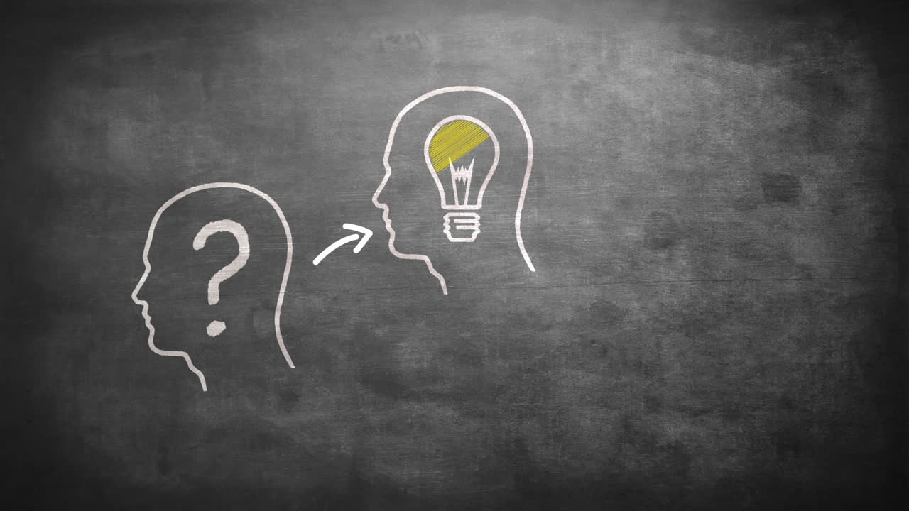 마크와 불이 있는 인간의 머리 모양