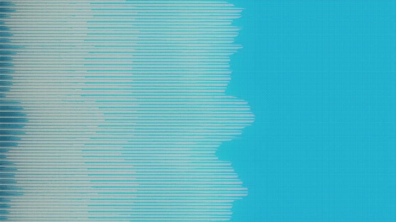 diseño único abstracto animación digital ruido de píxeles error de fallo daño de video