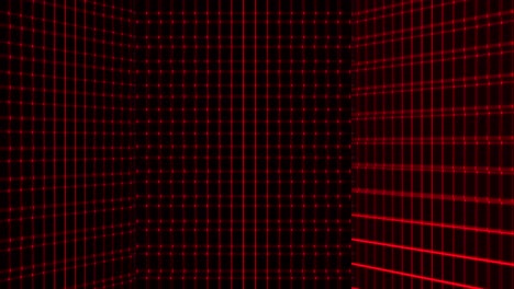 vertical retro-futuristic 80s synthwave grid background. seamless loop futuristic technology background.