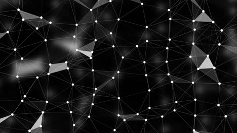 abstract artificial intelligence. technology web loop background animation.