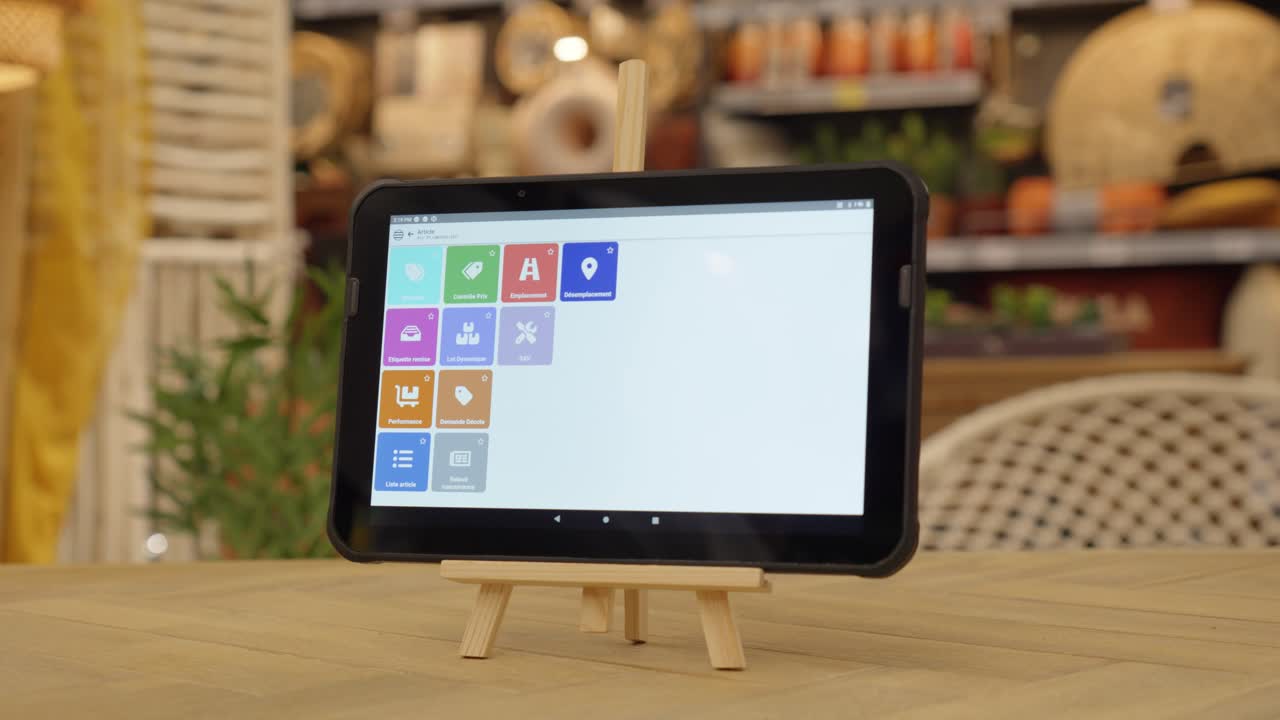 push in showing an application with groups for business usage
