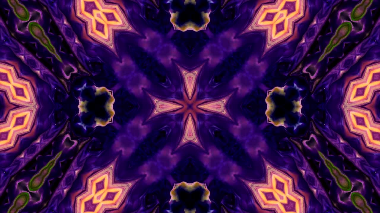 movimiento de fondo de kaleidoscopio abstractamente colorido