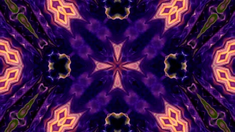 movimiento de fondo de kaleidoscopio abstractamente colorido