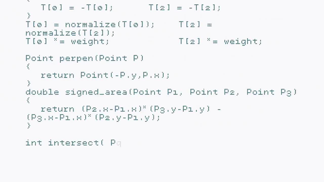 animación digital de la matriz