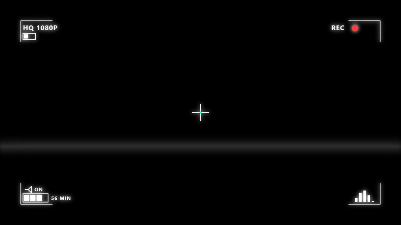 Digital Camera Viewfinder Overlay with Recording Indicator