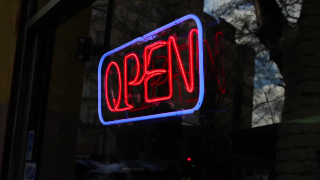 Insegna al neon rossa
