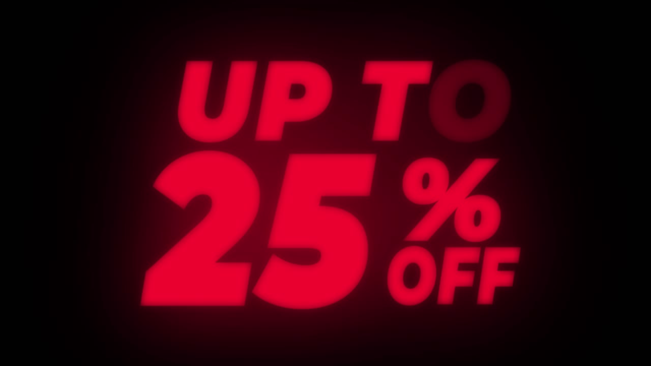 25% Off Promotion