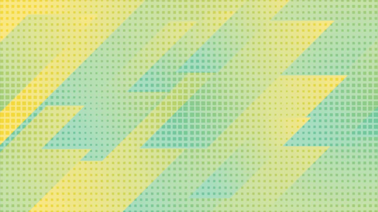 Green and yellow geometric corporate motion design