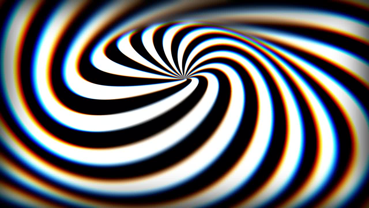 Black and white striped abstract animation