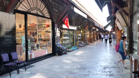 a bustling street market in turkey