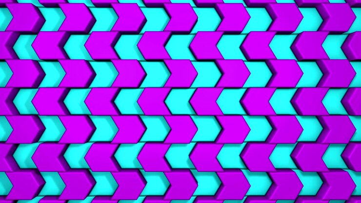 3D-animasjon av stilig vegg med steinpiler. I loop.