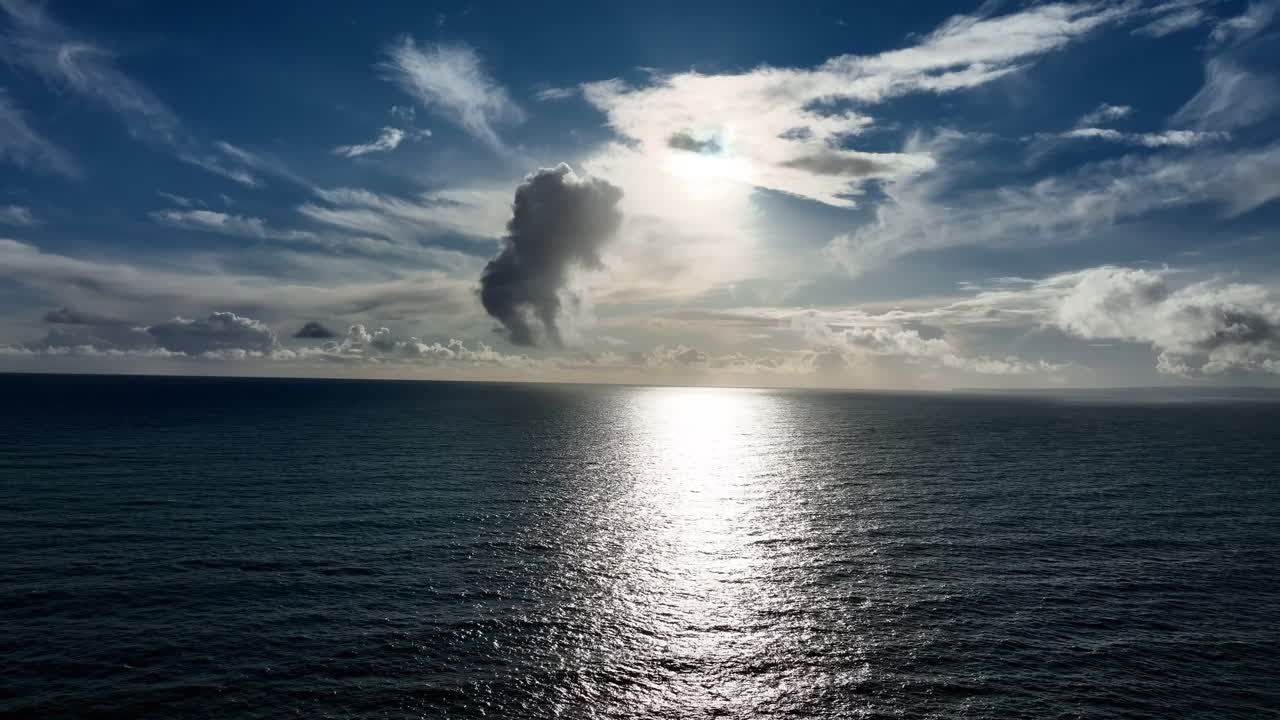 Irish seascapes dramatic clouds off The Copper Coast Waterford epic locations