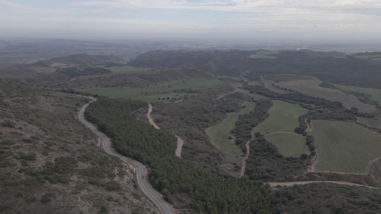 산길에서 조감도