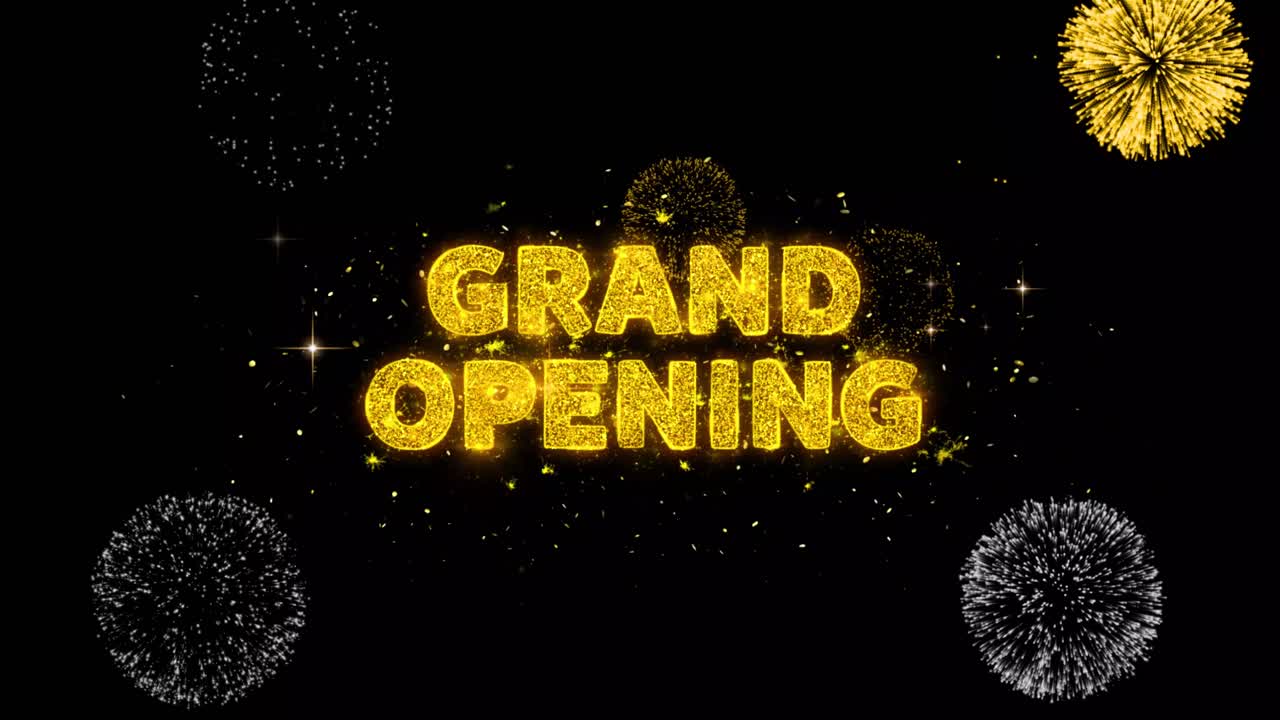 Grand Opening Celebration with Fireworks