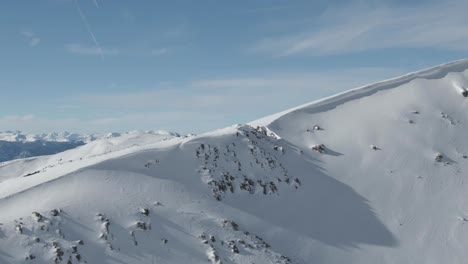 aerial views of mountain peaks from loveland pass, colorado