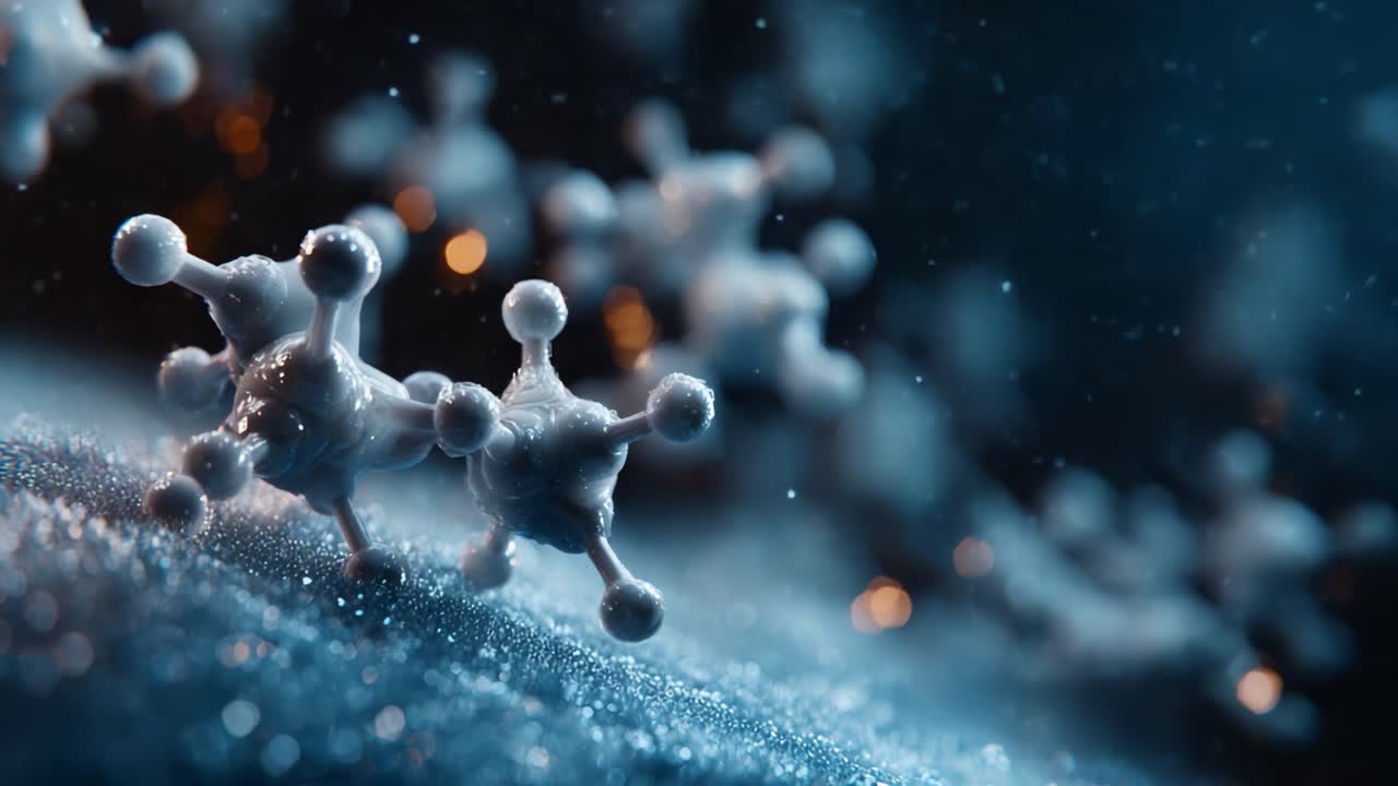 Exploring the Molecular World: Captivating Close-Up Views of Complex Structures in an Organic Environment with Intricate Details and Vibrant Backgrounds