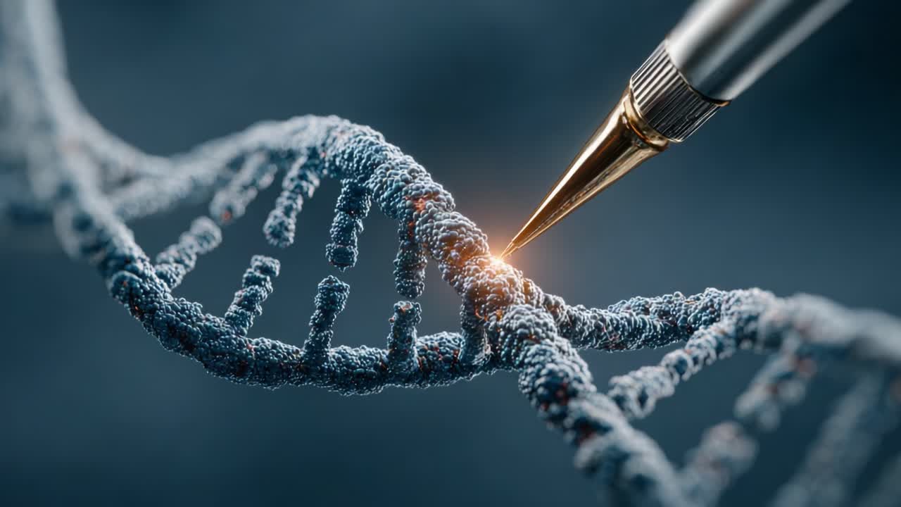 Exploring the Intricacies of DNA: A Visual Journey Through Genetic Engineering with a Focus on the Molecular Structure and Precision of Genetic Manipulation