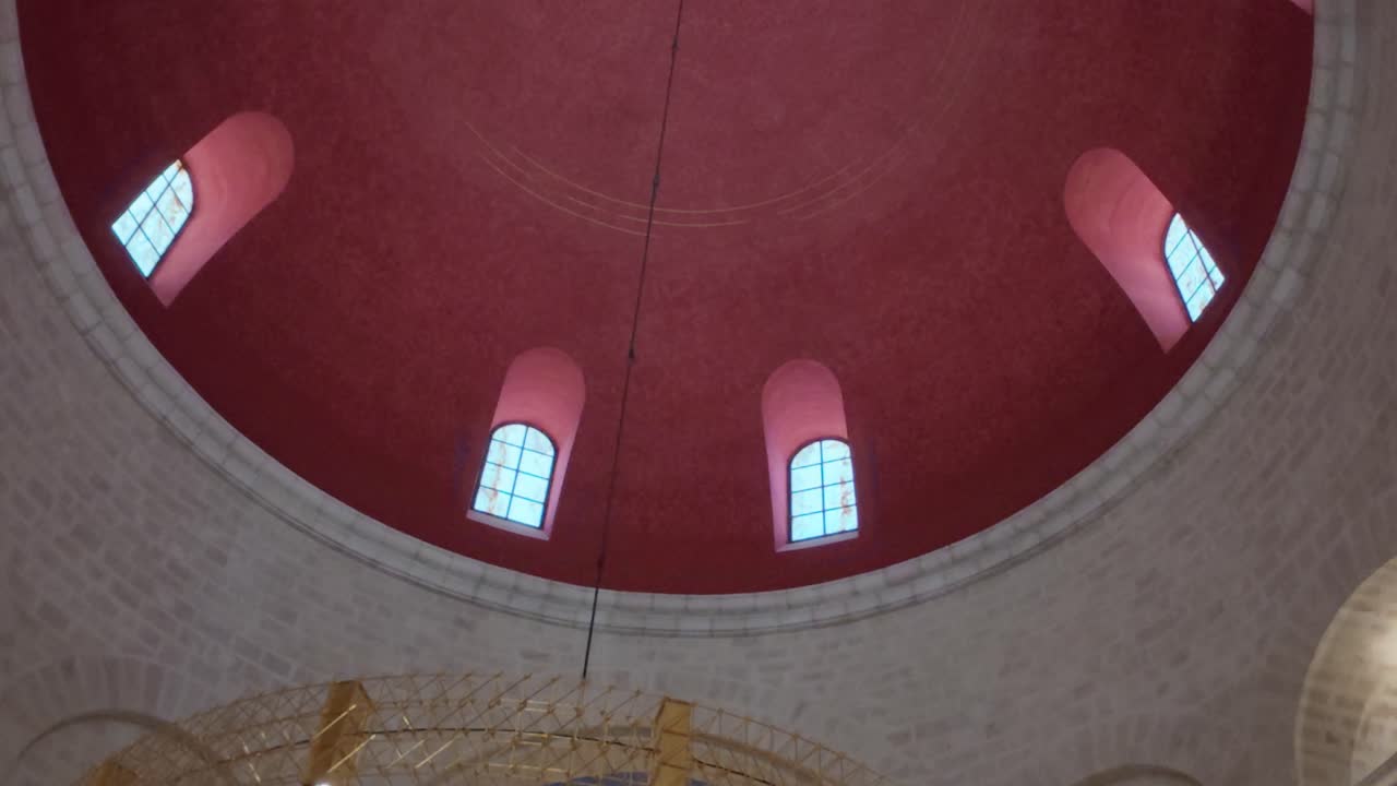 Sacred Ambience Inside Dormition Abbey, Jerusalem