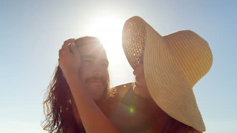 man giving a piggyback ride to woman 4k