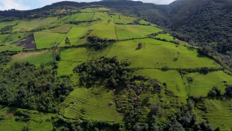 Clip-De-Película-De-Prados-Verdes-En-Las-Laderas-Del-Volcán-Pasochoa-En-Machachi,-Provincia-De-Pichincha,-Ecuador