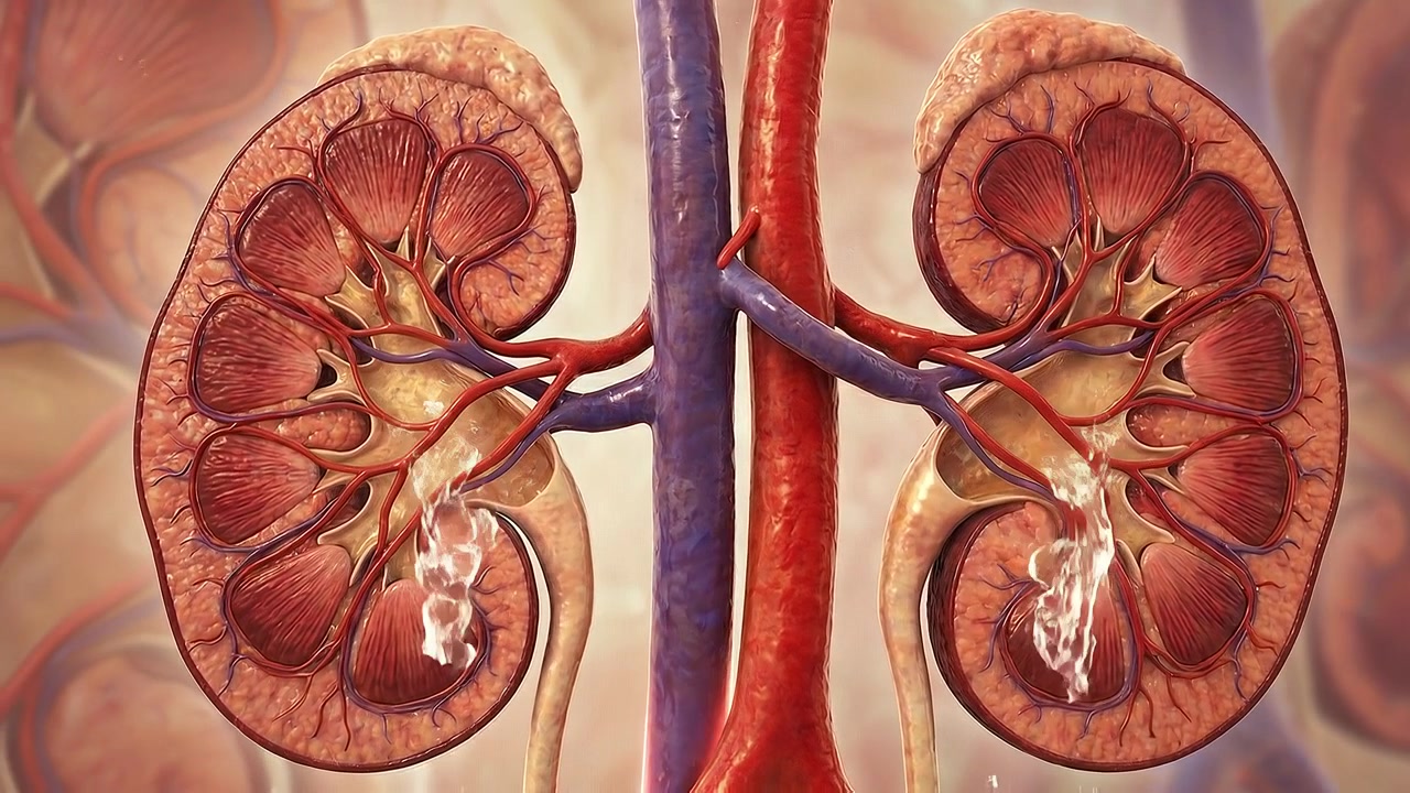 3D Medical Animation of Human Kidney Function and Filtration