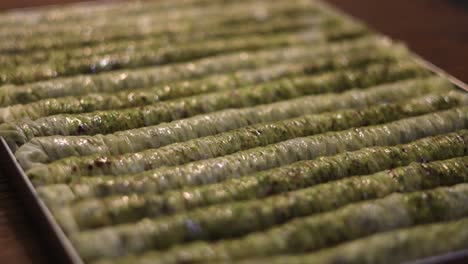 Traditional-puff-pastry-filled-with-seeds-in-a-pan-is-ready-to-be-baked-in-the-oven