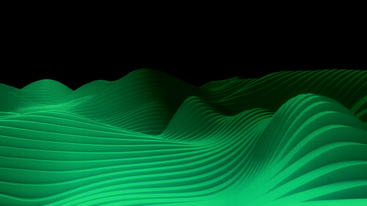 Futuristic data wave. Sci-fi theme.