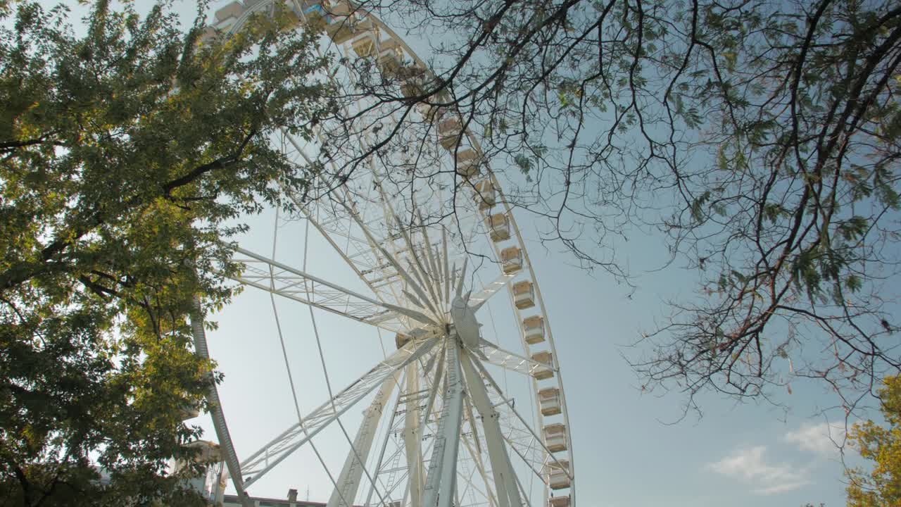 도시 공원의 관람차