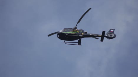 helicopter in flight