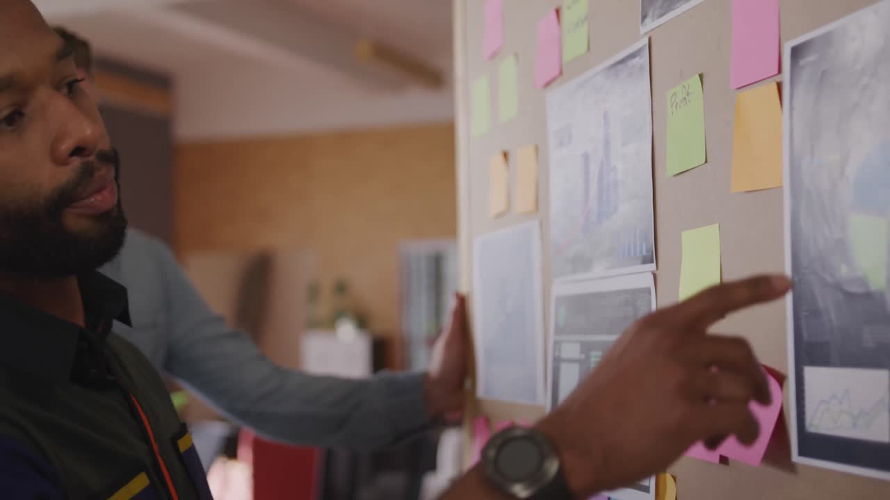 Young creative professionals working in a modern office