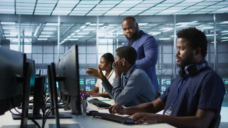 it training session in data center