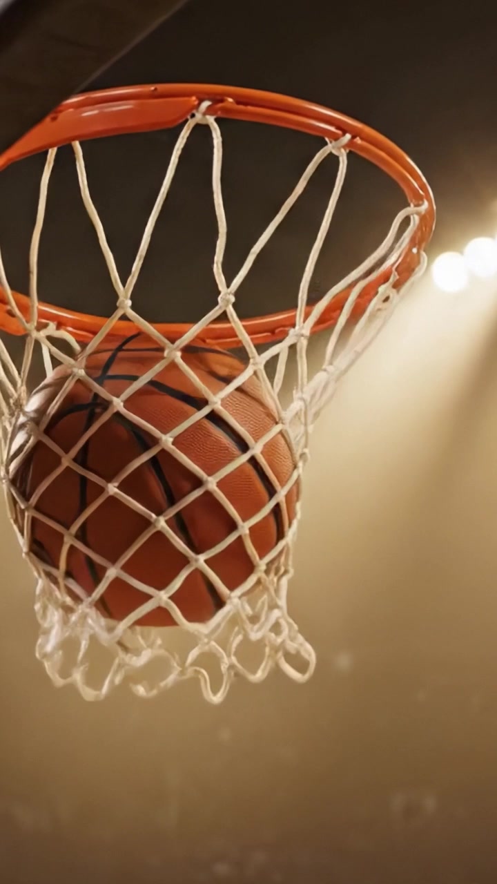 Momentos Dinámicos en Baloncesto: Capturando la Esencia del Juego a Través de Dos Cuadros Clave que Muestran la Canasta y la Emoción de las Oportunidades de Anotación