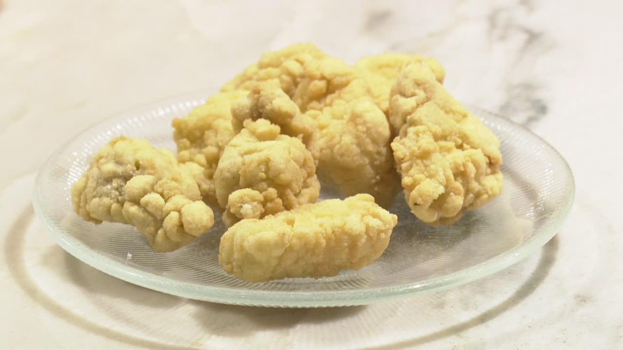 Crispy Fried Food on a Plate