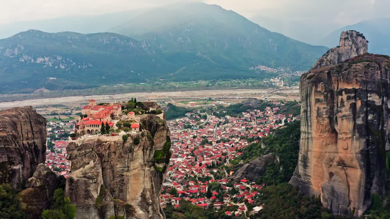 Meteora Monasteries in Greece: Breathtaking Aerial View