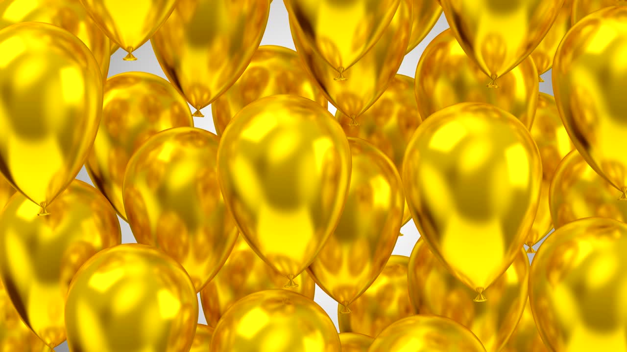 풍선이 날아오고 있습니다.