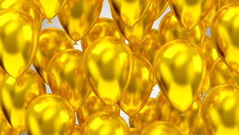 los globos que vuelan hacia arriba