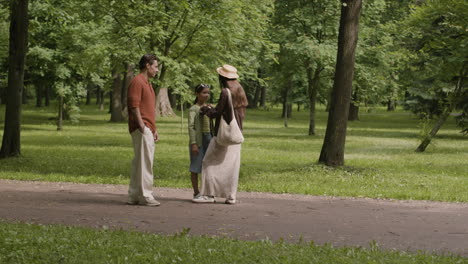 family in the park