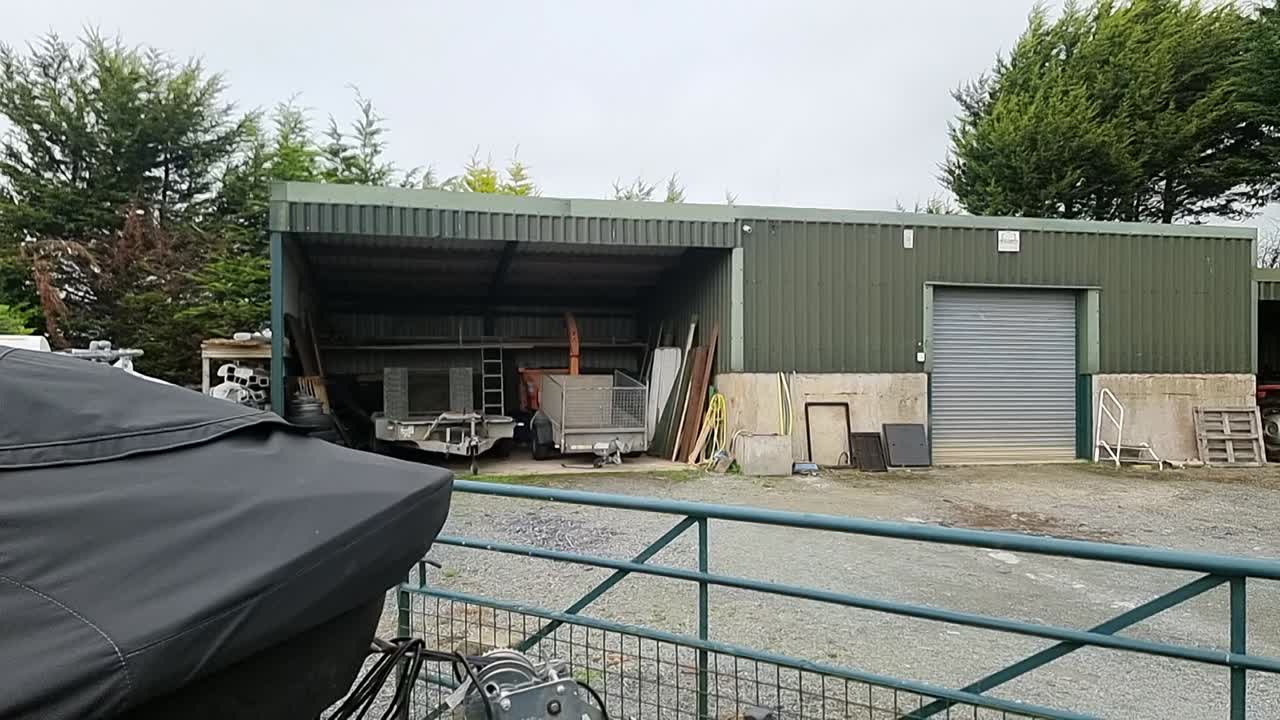 농업 농업 야드 금속 트랙터 저장 창고 창고 산업 건물 차고