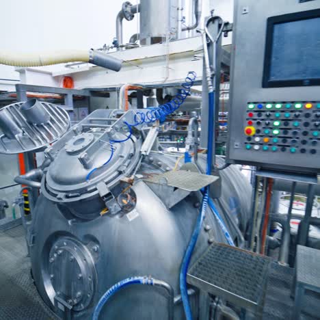 equipment at dairy plant