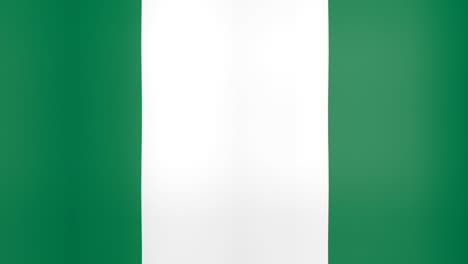 waving flag of nigeria looping background