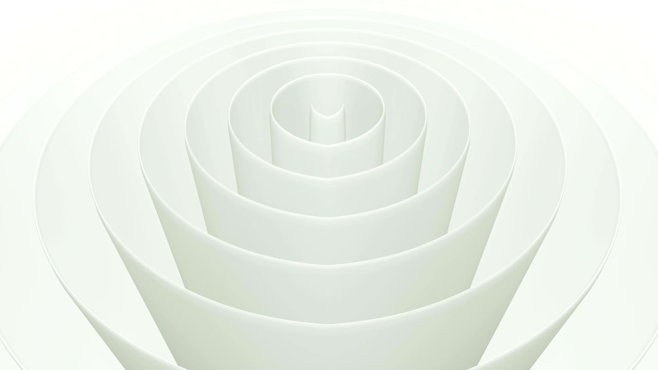 Abstract spiral background, 3D animation, computer generated background