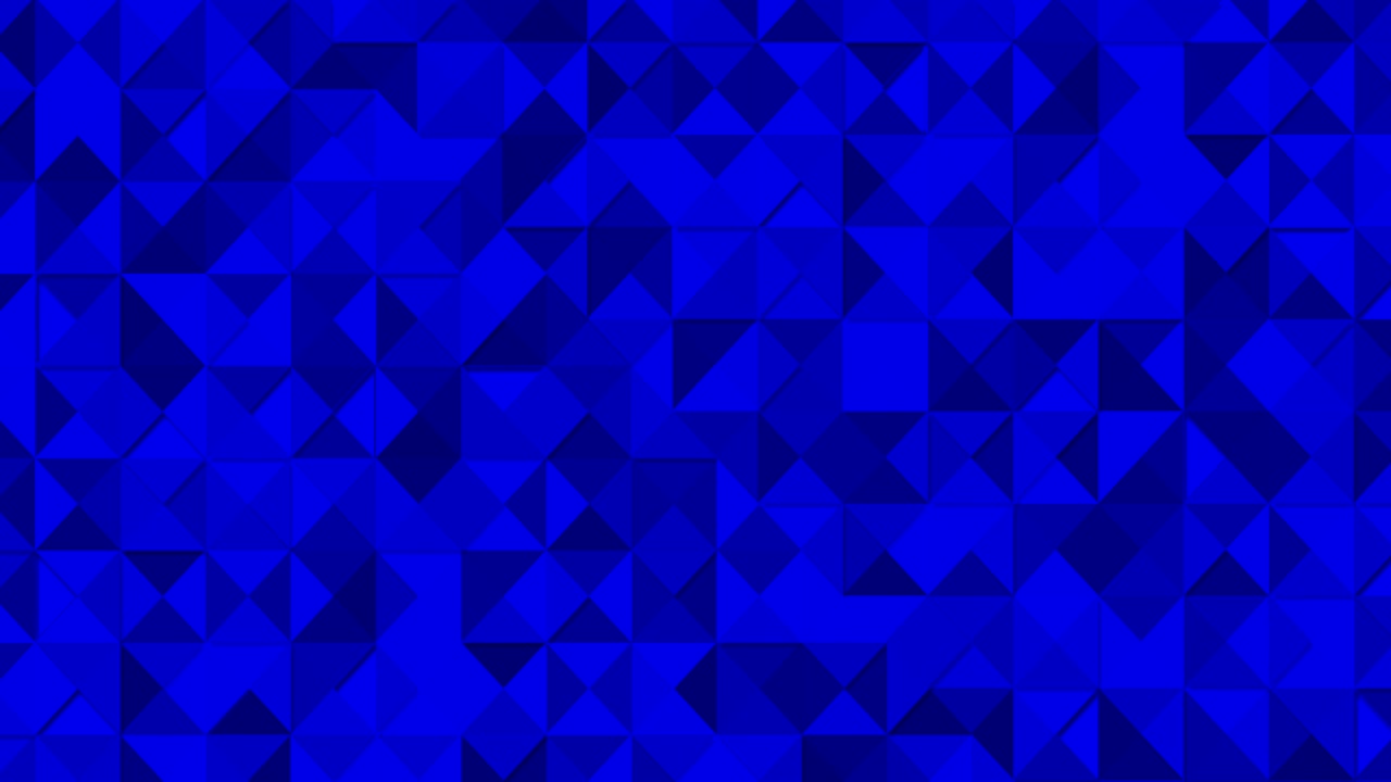 4k azul real 4k azul royal fondo animado geométrico con poco triangular ligero. fondo animado geometrico con poco ligero triangular.
